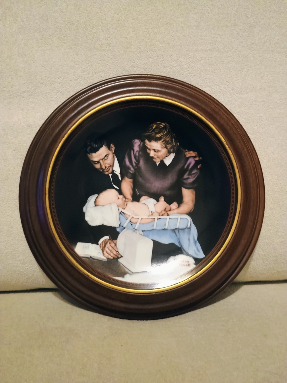 Knowles Growing Strong Norman Rockwell Collectible 2522Plate